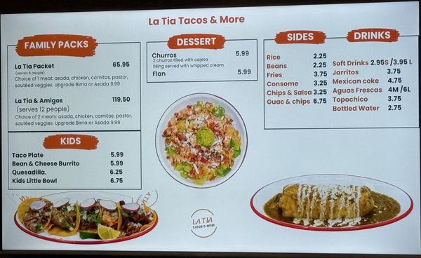 Menu photo 3 La Tia Tacos and More Foothill Ranch, CA
