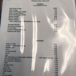 Campo Cafe - Menu pg 2
