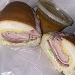 Cub Hill - The "Marco Polo" sub with chicken tortilla soup