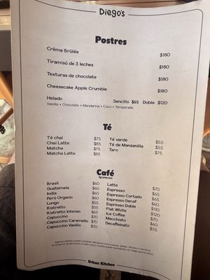 Menu photo 2 Diego’s Urban Kitchen Mérida, YUC