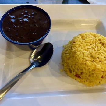 Las Palmas Latin Grill - Yellow rice with black beans - Cuban Near Me - Tampa, Florida