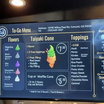 Uji Time Dessert - Menu (4/2022) - Desserts Near Me - Concord, California Uji Time Dessert - Menu (4/2022) - Desserts Near Me - Concord, California