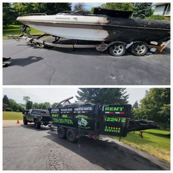 Northwest Junk Hauling & Removal - Water boat removal and disposal - Junk Removal & Hauling Near Me - Mchenry, Illinois Northwest Junk Hauling & Removal - Water boat removal and disposal - Junk Removal & Hauling Near Me - Mchenry, Illinois