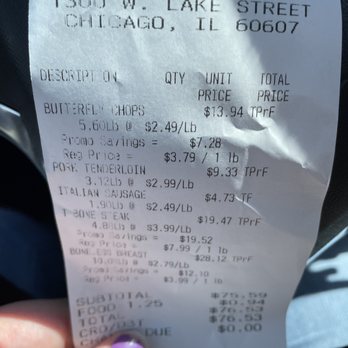 Peoria Packing Butcher Shop - 25 pounds of meat total for $76 is amazing. Average $3/lb - Meat Shops Near Me - Chicago, Illinois Peoria Packing Butcher Shop - 25 pounds of meat total for $76 is amazing. Average $3/lb - Meat Shops Near Me - Chicago, Illinois