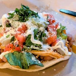 Masa Tamales & Taqueria - Shredded chicken tostada