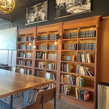 Chez Nous Cafe - So many books! - Cafes Near Me - Redwood City, California