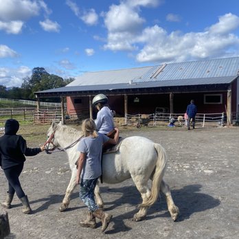 K & K Equestrian Center - Pony ride area at farm. - Horseback Riding Near Me - Greenville, New York K & K Equestrian Center - Pony ride area at farm. - Horseback Riding Near Me - Greenville, New York