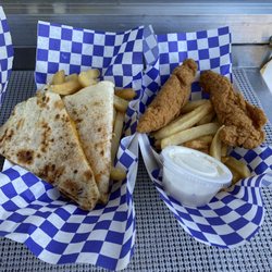 The Fresh Pantry - Cheese quesadilla and chicken tenders