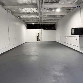 A L Painting - After.  I didn't want to spend alot of money so we didn't sand the floor, just cement paint.  But I am happy with it. - Painters Near Me - Santa Ana, California
