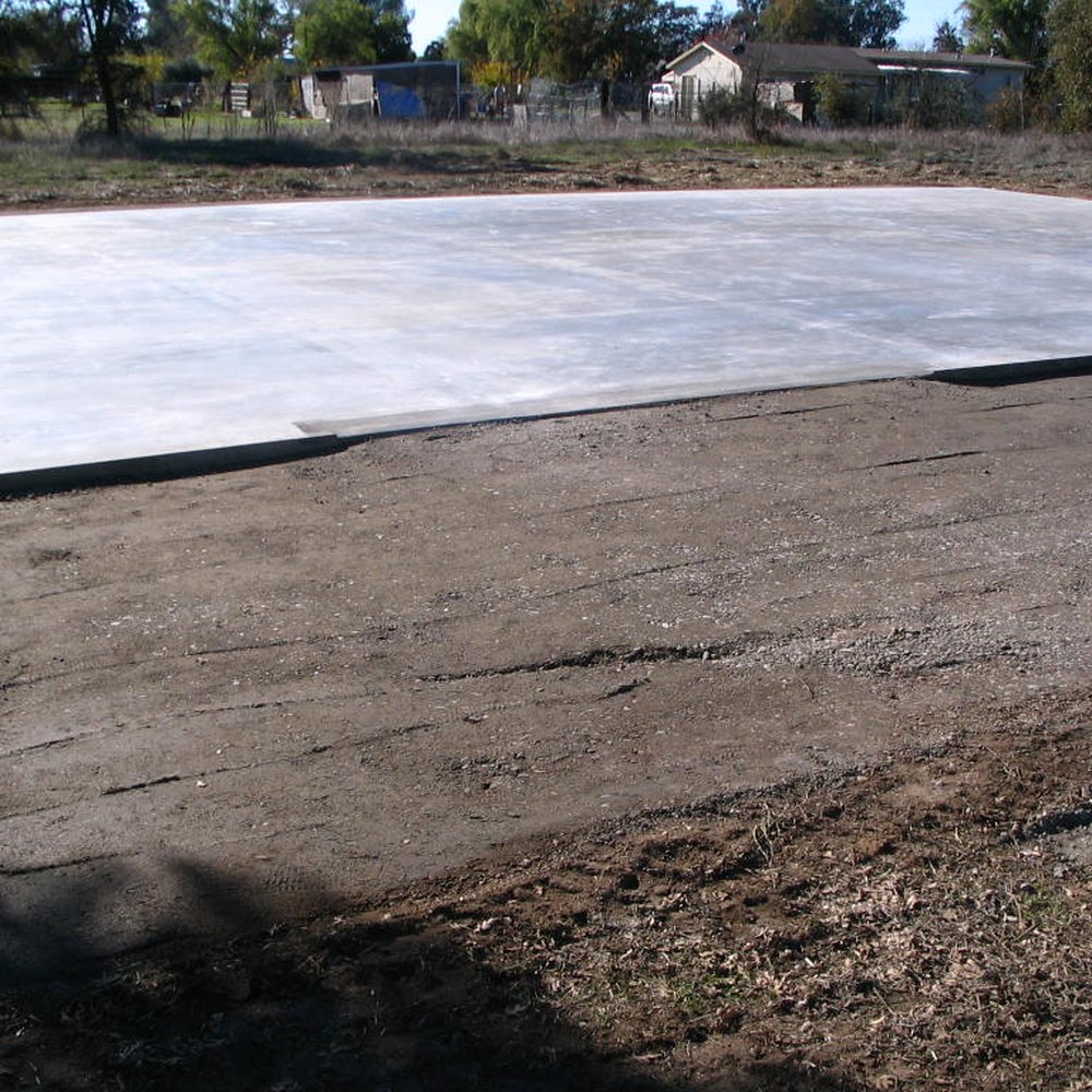 Corning Construction - a concrete slab laying on the ground - General Contractors Near Me - Corning, California