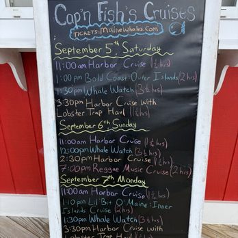 Cap'n Fish's Cruises - Boat Charters Near Me - Boothbay Harbor, Maine