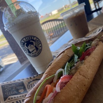 Saigon’s Civet Cafe - Classic banh mi, coconut-pineapple smoothie, Vietnamese coffee. - Cafes Near Me - Corpus Christi, Texas Saigon’s Civet Cafe - Classic banh mi, coconut-pineapple smoothie, Vietnamese coffee. - Cafes Near Me - Corpus Christi, Texas