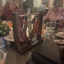 Bacon with dipping sauce