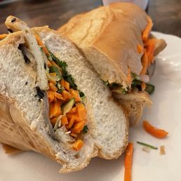 Shiitake Mushroom Banh Mi Sandwich
