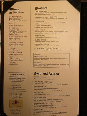 Menu photo 5 Sycamore Inn Rancho Cucamonga, CA