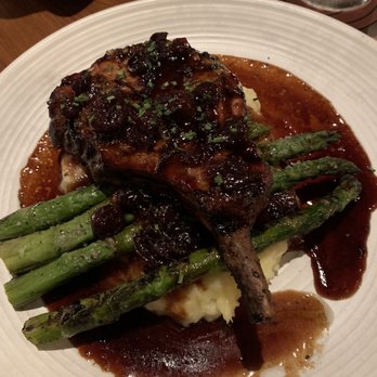 Saint & Second - Cherry glazed Pork chops - New American Near Me - Long Beach, California Saint & Second - Cherry glazed Pork chops - New American Near Me - Long Beach, California