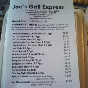 Joe's Grill Express - American Near Me - Honolulu, Hawaii Joe's Grill Express - American Near Me - Honolulu, Hawaii