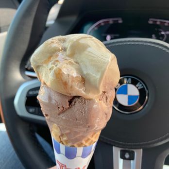Honey Hut Ice Cream - Salted caramel and chocolate peanut butter. - Ice Cream & Frozen Yogurt Near Me - Solon, Ohio