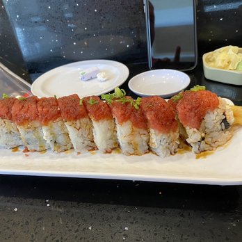 Wabi Sabi - Fire Special Roll - Sushi Bars Near Me - Eastvale, California Wabi Sabi - Fire Special Roll - Sushi Bars Near Me - Eastvale, California