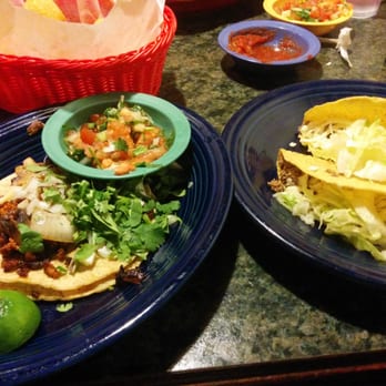 Rio Chico - Grilled Chorizo Taco and 2 beef tacos... A La Carte - Mexican Near Me - Charleston, South Carolina