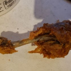 KFC - This is how we pulled it out of the bucket. Why does every restaurant in fountain suck so bad?