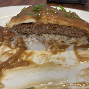 Moke's Bread & Breakfast - Loco Moco cross section - Breakfast & Brunch Near Me - Kailua, Hawaii