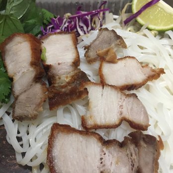 Bida Manda - They only 6 -2' inch pieces of pork belly and charge $21 for this dish.... - Laotian Near Me - Raleigh, North Carolina Bida Manda - They only 6 -2' inch pieces of pork belly and charge $21 for this dish.... - Laotian Near Me - Raleigh, North Carolina