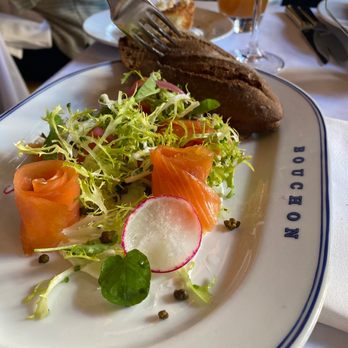 Bouchon - Smoked Salmon Platter - French Near Me - Las Vegas, Nevada Bouchon - Smoked Salmon Platter - French Near Me - Las Vegas, Nevada