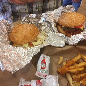 Five Guys - I'm prissy so served in a paper bag was not on my list. But baby let me tell ya I will never in my life go anywhere else for a burger. - Burgers Near Me - Harahan, Louisiana