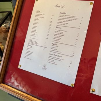 The Siren Café - drinks menu - Coffee & Tea Near Me - Detroit, Michigan