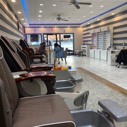 Inside nail salon