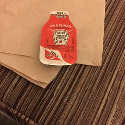 Raising Canes - My dad lonely one little Ketchup.