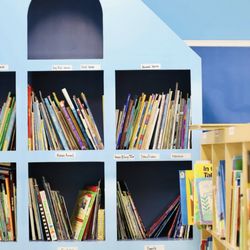 Growing Years Children's Academy - Bright and inviting! Our preschool library offers a wide variety of engaging books to spark curiosity, build language skills, and nurture