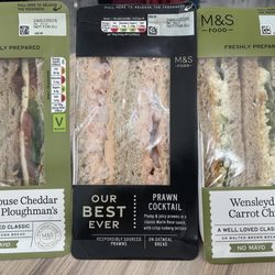 M and S Simply Food - Sandwiches