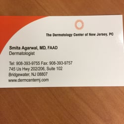 The Dermatology Center of New Jersey, PC - Great Doctors and Staff too!! Highly recommended by my customers and Chiropractor too!