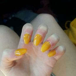 It was my daughter's first time getting her nails done, for prom. The girl doing her nails did a horrible job. It was my daughter's first time getting her nails done, for prom. The girl doing her nails did a horrible job.