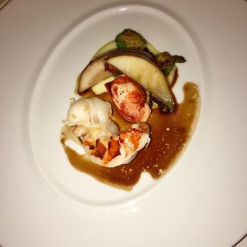 Polo Lounge - Maine Lobster with figs pears and sweet tangy savory sauce Delish! - New American Near Me - Beverly Hills, California