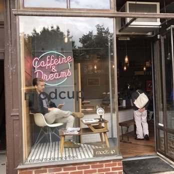 Modcup Coffee - Front store window. - Coffee & Tea Near Me - Jersey City, New Jersey Modcup Coffee - Front store window. - Coffee & Tea Near Me - Jersey City, New Jersey