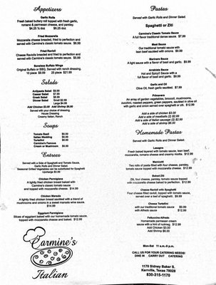 Carmine's Italian by null