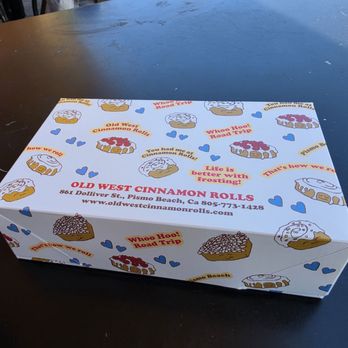 Old West Cinnamon Rolls - Dual bun box - Bakeries Near Me - Pismo Beach, California Old West Cinnamon Rolls - Dual bun box - Bakeries Near Me - Pismo Beach, California