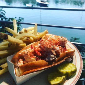 Barnacle Billy's - Lobster Salad Roll - Seafood Near Me - Ogunquit, Maine