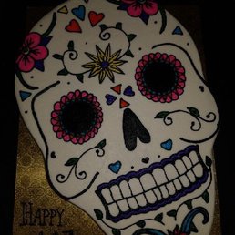 a decorated sugar skull a decorated sugar skull