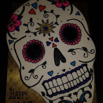 The Cake Faerie - a decorated sugar skull - Custom Cakes Near Me - Jessup, Maryland The Cake Faerie - a decorated sugar skull - Custom Cakes Near Me - Jessup, Maryland