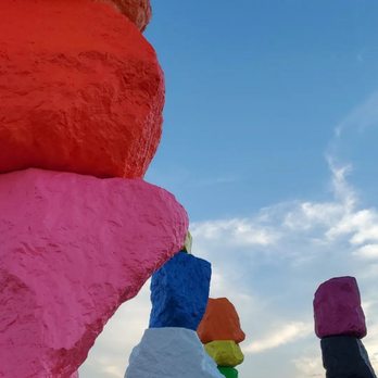 Seven Magic Mountains - Public Art Near Me - Las Vegas, Nevada