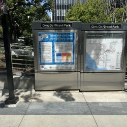 Civic Center/Grand Park Metro Red and Purple Line Station - Where u can check map for directions