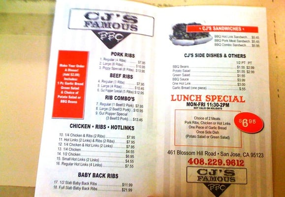 Menu photo 7 CJ BBQ San Jose, CA