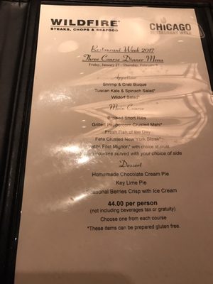 Menu photo 8 Wildfire Chicago, IL Menu photo 8 Wildfire Chicago, IL