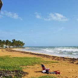 Great beach to learn how to surf