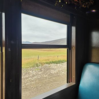 Heber Valley Railroad - Inside the pumpkin train - Local Flavor Near Me - Heber City, Utah