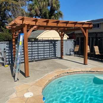 Pjr Handy Services - Pergola assembled and anchored - Handyman Near Me Pjr Handy Services - Pergola assembled and anchored - Handyman Near Me